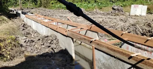 Drainage formwork detail.
