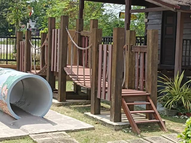 Outdoor play structure at PAGN.